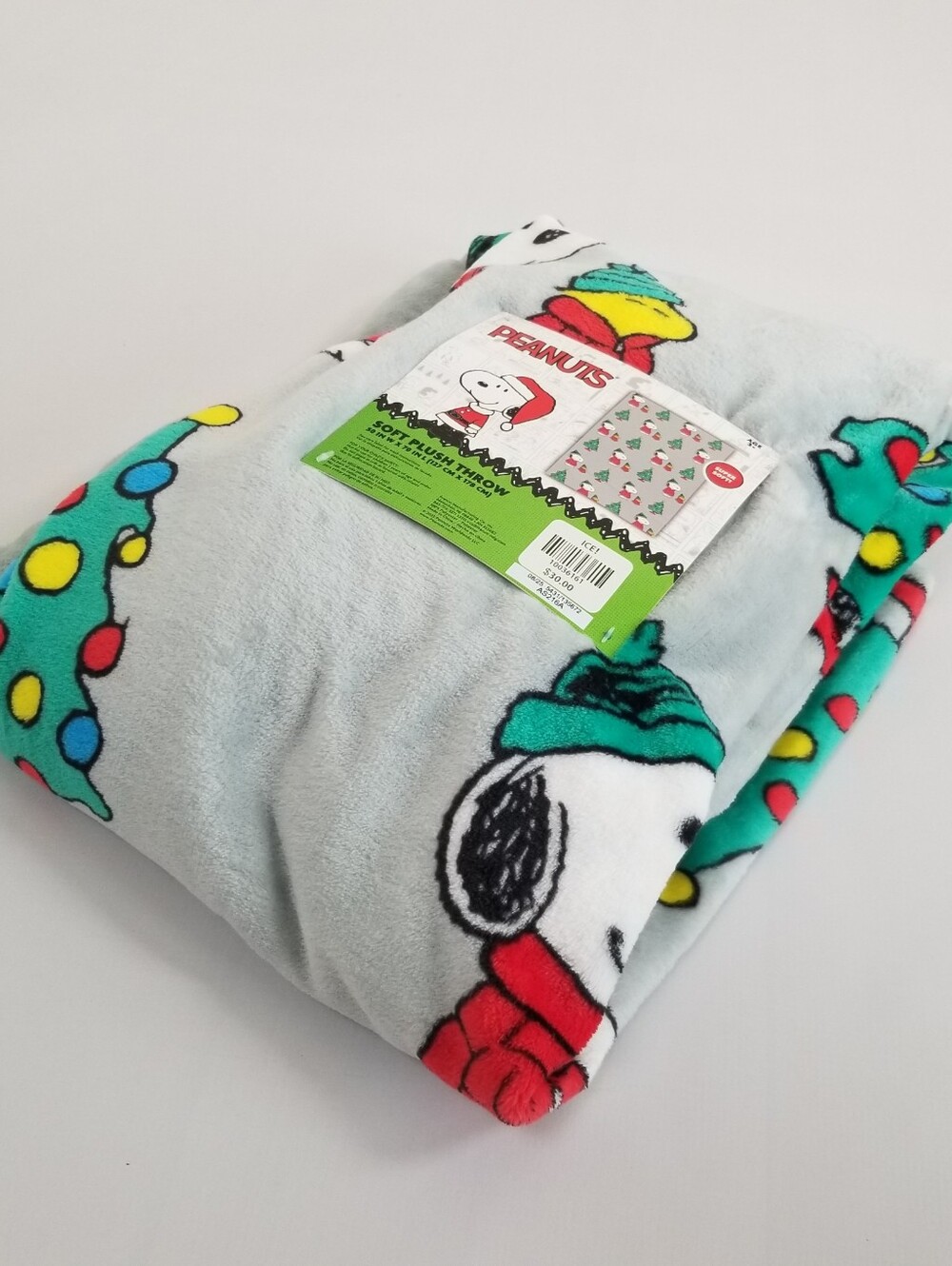 Peanuts Soft Plush Throw 50x70" NWT